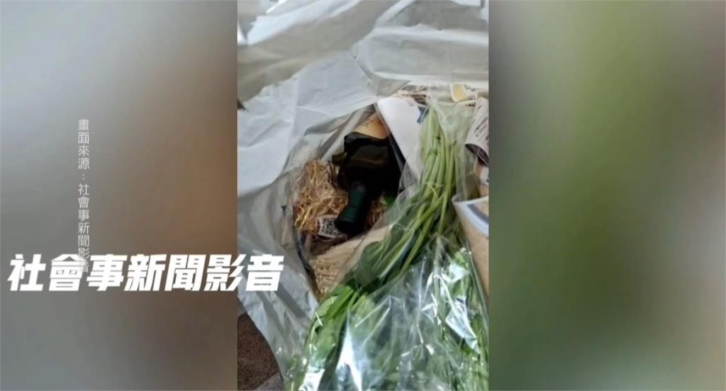 太熱？外送員疑「等到生氣」　往大樓門口怒砸單轉身就走