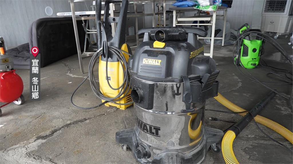 才剛開店！宜蘭冬山汽車美容店慘淹　裝潢泡水、高價機具全壞