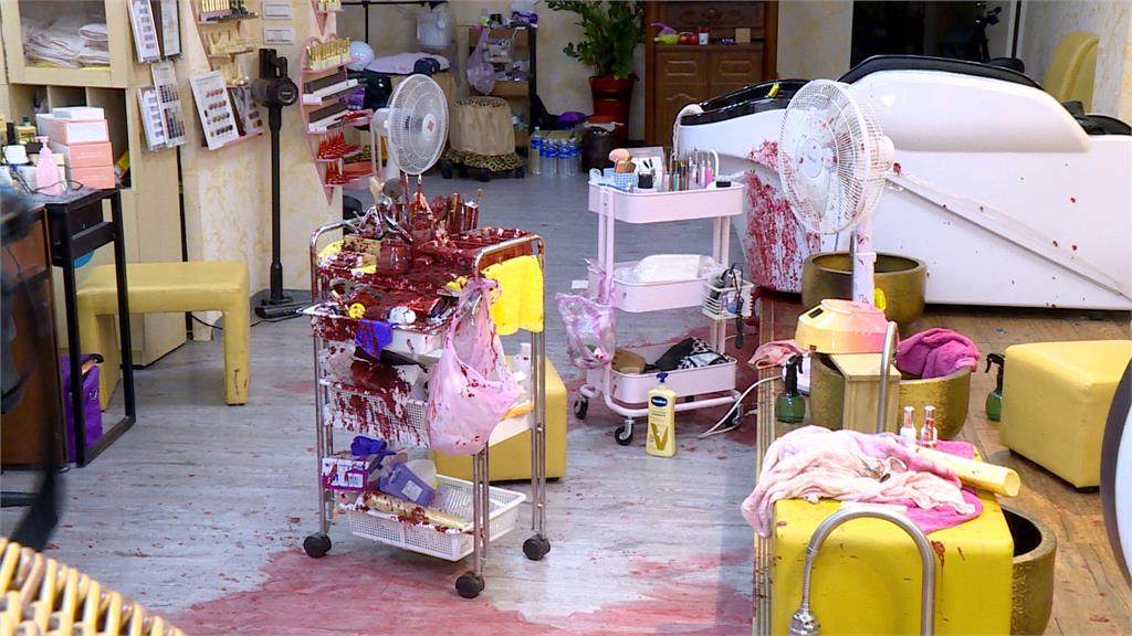 新莊美甲店遭「砸店潑漆」 疑情感、金錢糾紛警台中逮4嫌