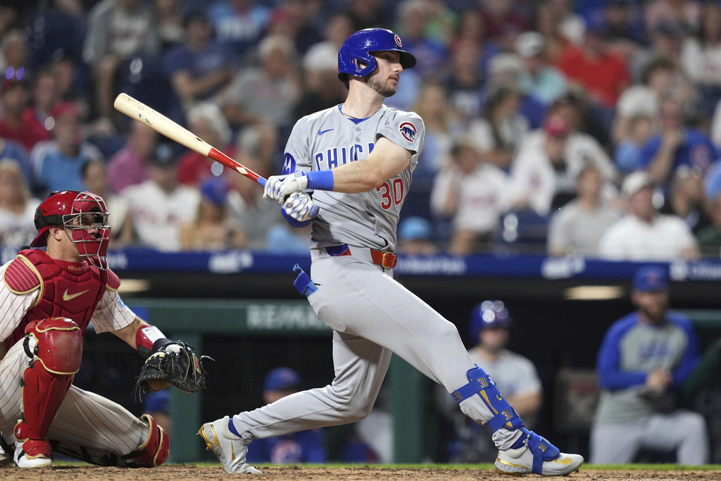 MLB(影)/Happ雙響砲打敗投手宿敵 小熊單場4轟打垮費城人
