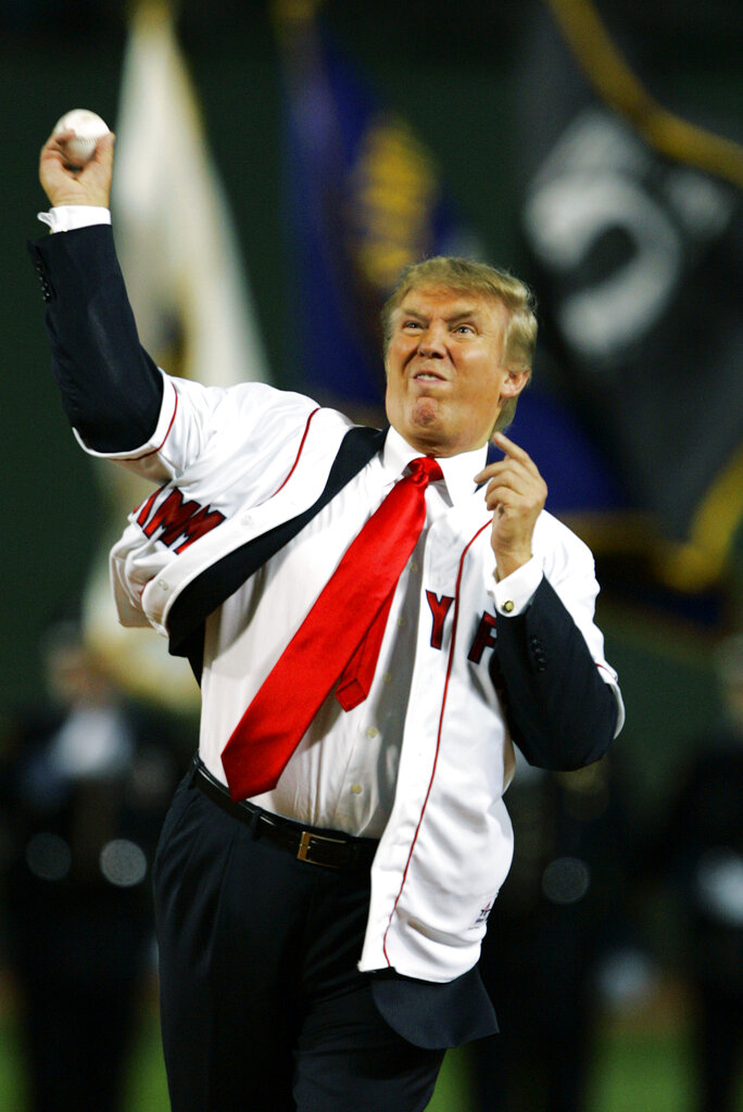 MLB/強打捕手?球速130?美國總統當選人川普 曾是大聯盟潛力股
