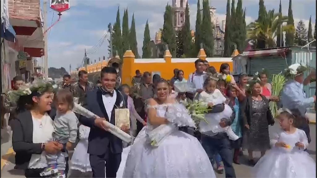 墨西哥火山噴發　新人頂火山灰辦戶外婚禮