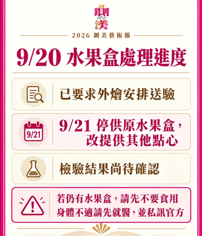 驚喜變驚嚇！鍘美藝術節送「水果禮盒」　驚傳發酵臭酸