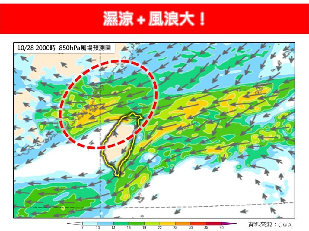 東北季風＋雨帶東移「濕涼天氣」更有感！林得恩點名「3地區」風浪大