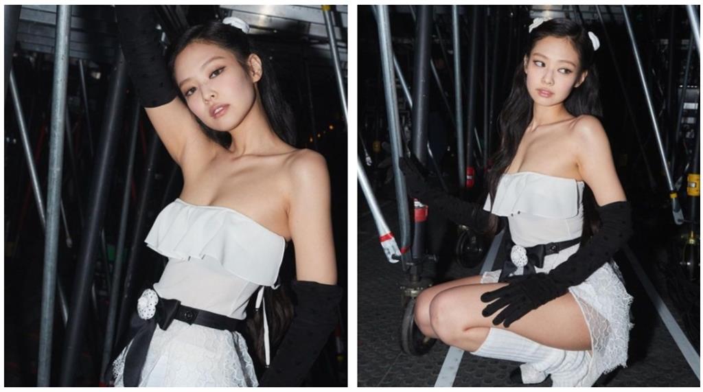 Jennie演唱會辣穿透視芭蕾裝!被「神秘男」抱起網怒:放開她