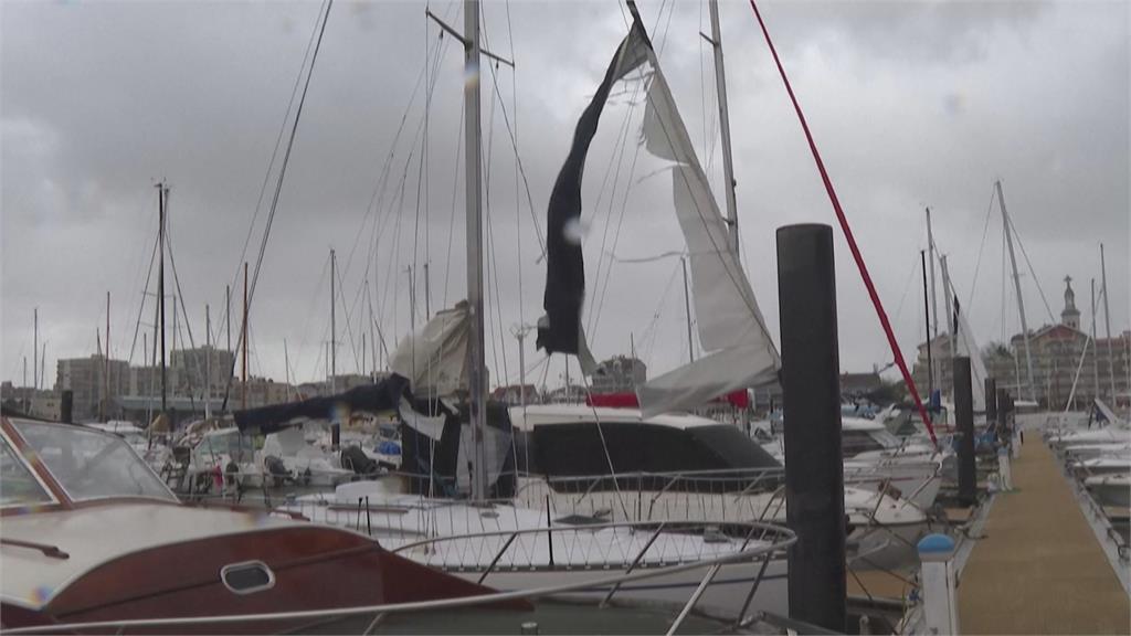 尼爾斯風暴法國90萬戶停電　西班牙機場航班取消