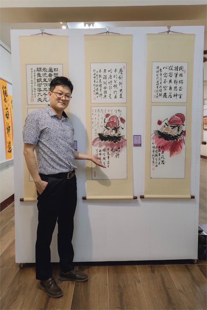 中華美術家協會首次聯展 人數爆棚