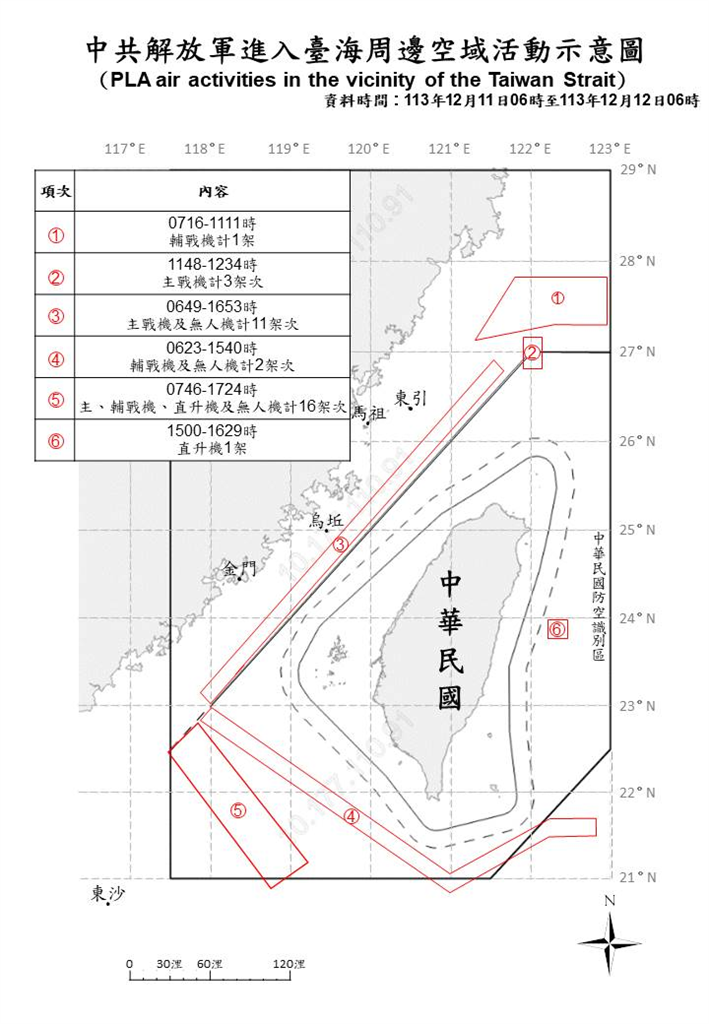 快新聞/中國連日大規模軍事 國防部:偵獲50機艦出海擾台