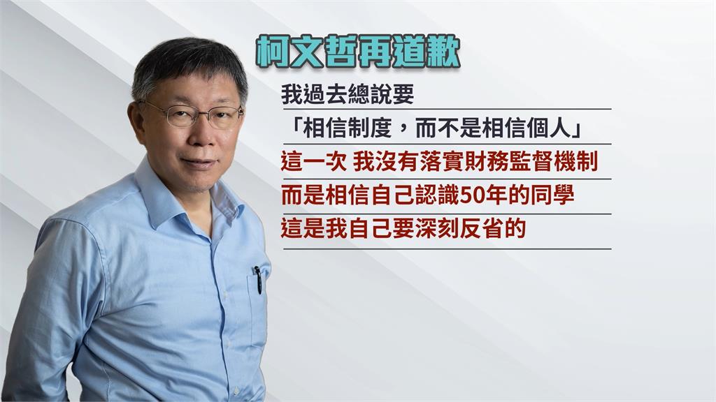要李文宗背鍋?柯文哲:相信認識50年同學要深刻反省