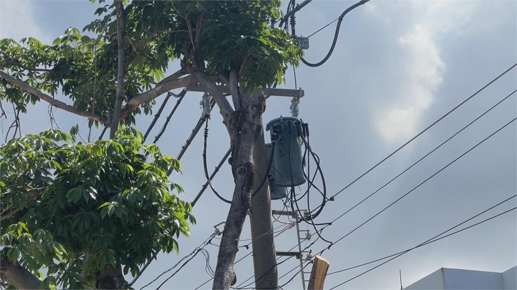 高雄鼓山電桿突爆炸噴火光 經查「又是他」誤觸一度停電