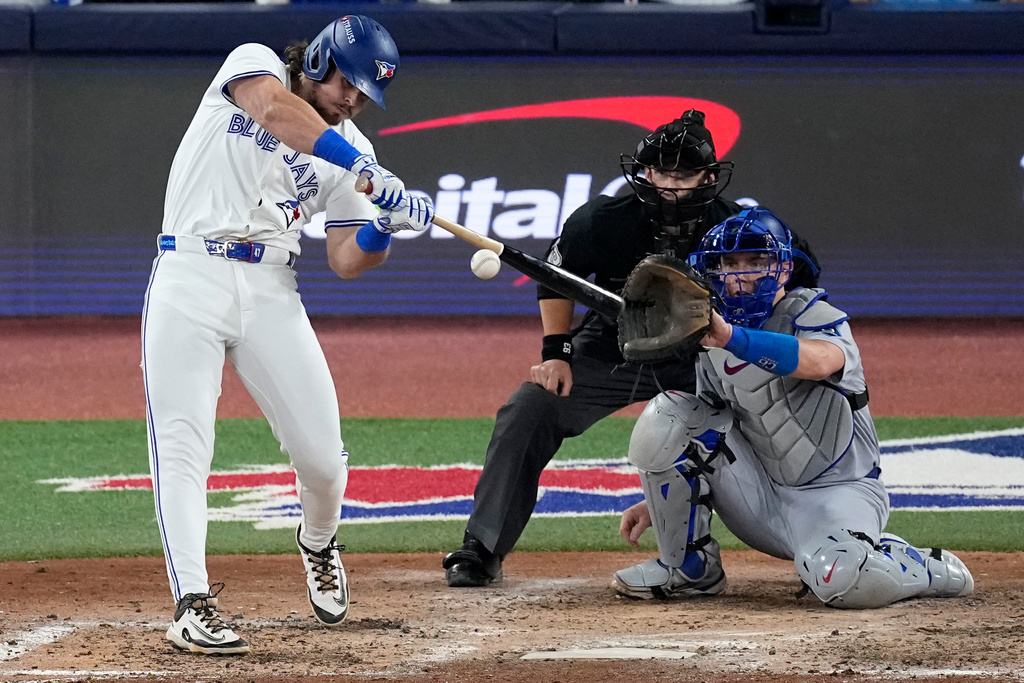 MLB(影)/大谷翔平開轟杯水車薪!藍鳥打爆道奇牛棚9分大局拿下世界大賽第一勝