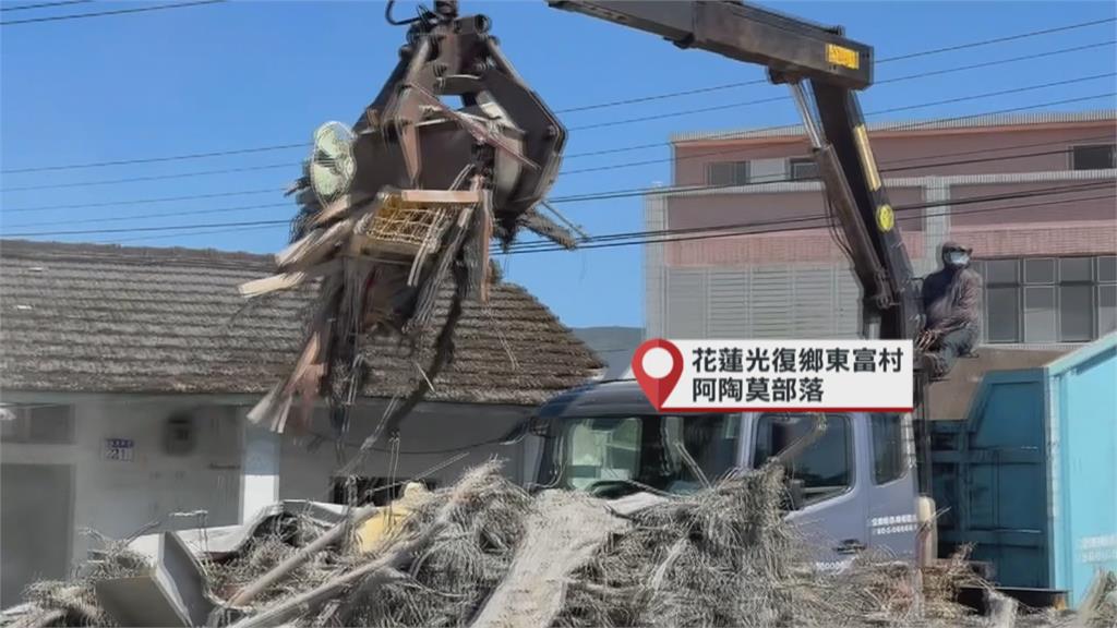 從早忙到晚! 阿陶莫部落"泥沙如山" 僅1青年獨自清運