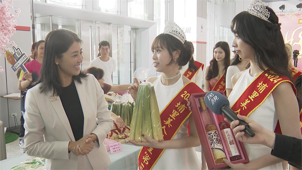 埔里「茭點女神」進軍演藝圈 許淑華領軍北上推廣農產
