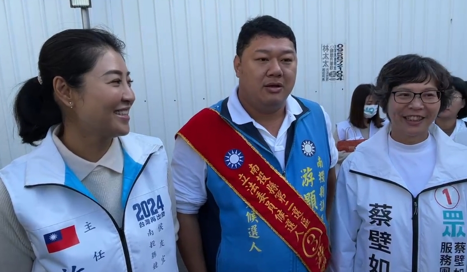 蔡其昌夫妻分進合擊催票! 蔡壁如跨南投輔選挨酸「像選不分區」