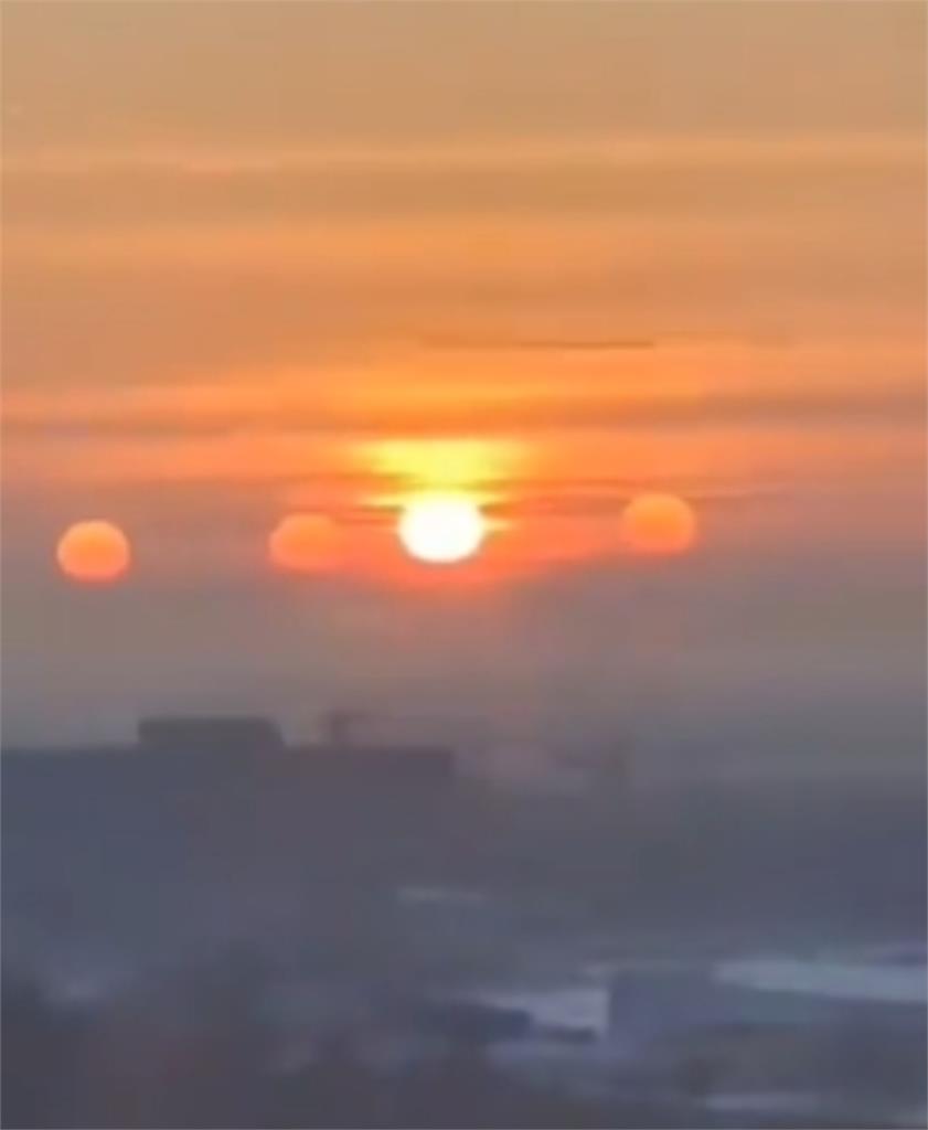 黑龍江驚見「4個太陽」同時現蹤1分鐘！網挖古書竟有「大凶之兆」：快請後羿來