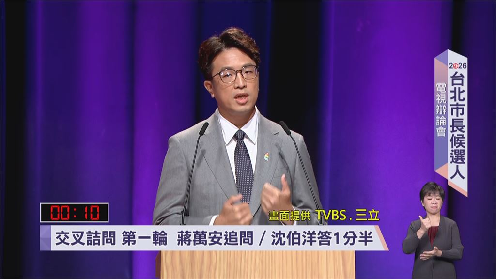 快新聞/蔣萬安強攻失敗超尷尬!辯論會竟轟沈伯洋「挺毒駕犯」 慘遭本人反殺