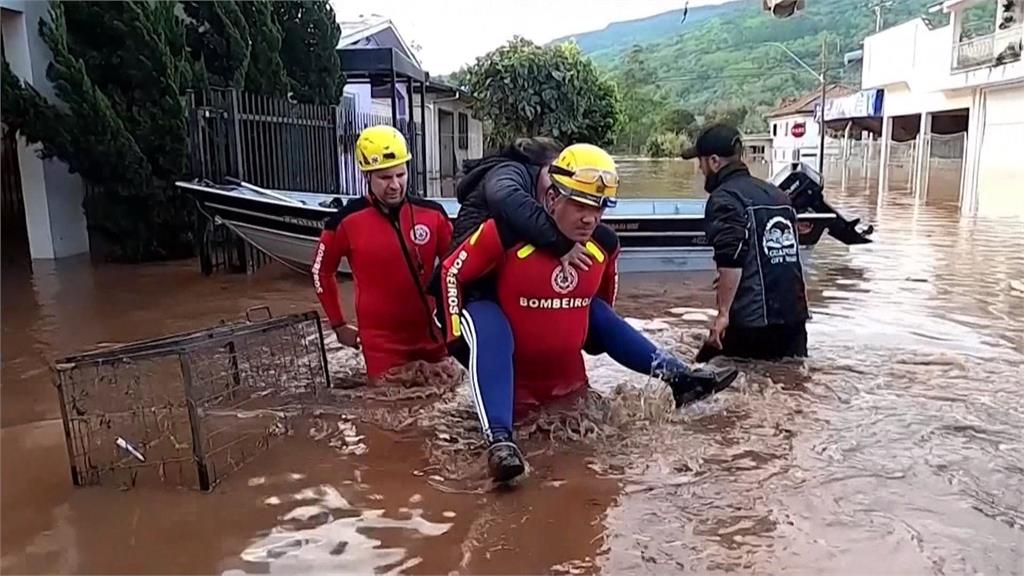溫帶氣旋挾雨彈狂襲巴西　南大河省城鎮成汪洋至少36死