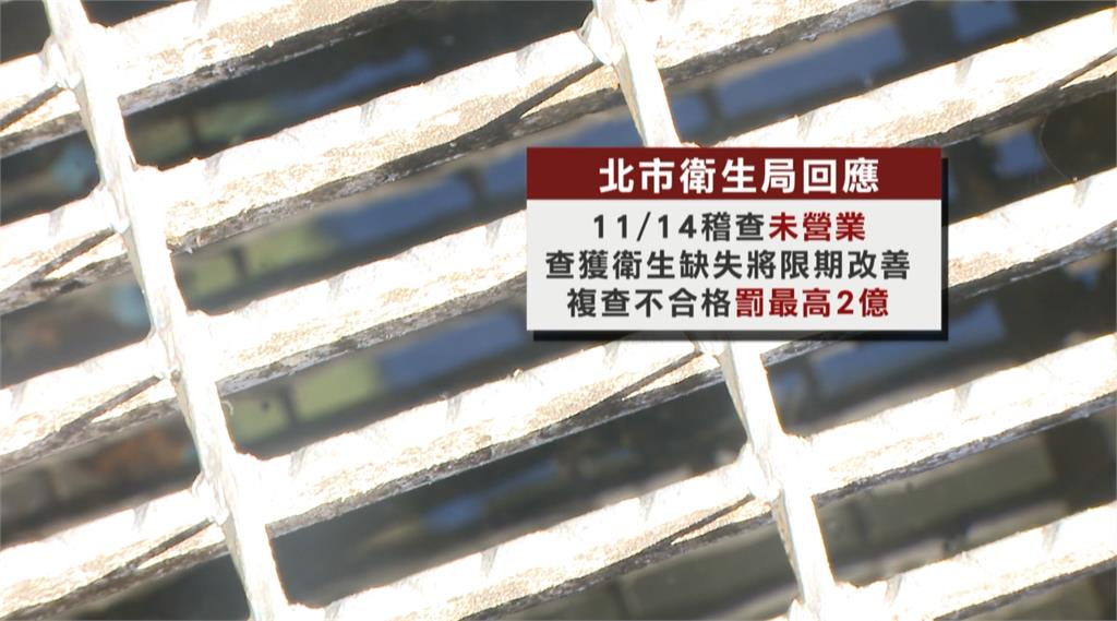 北車老店水溝蓋上洗冬粉 衛生局要查了