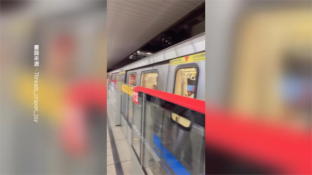醉男不滿妻子一直講電話 氣炸把行李箱丟進捷運鐵軌