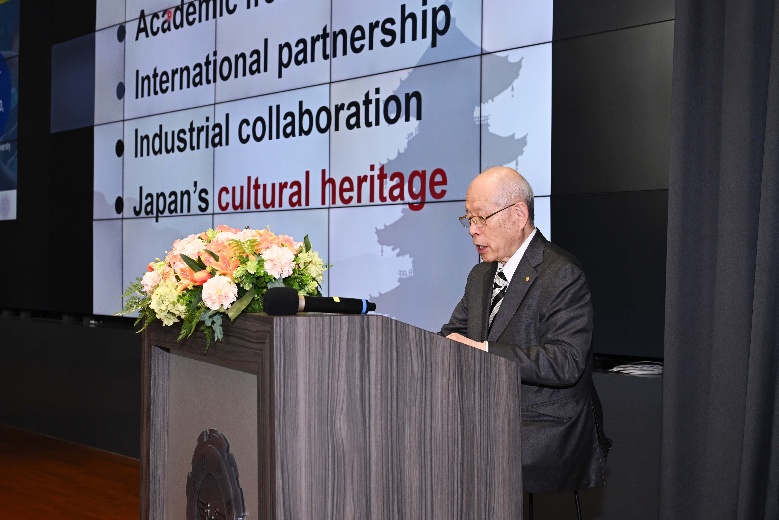 「淡江熊貓講座」邀諾貝爾獎得主野依良治 揭示化學創造價值的核心力量