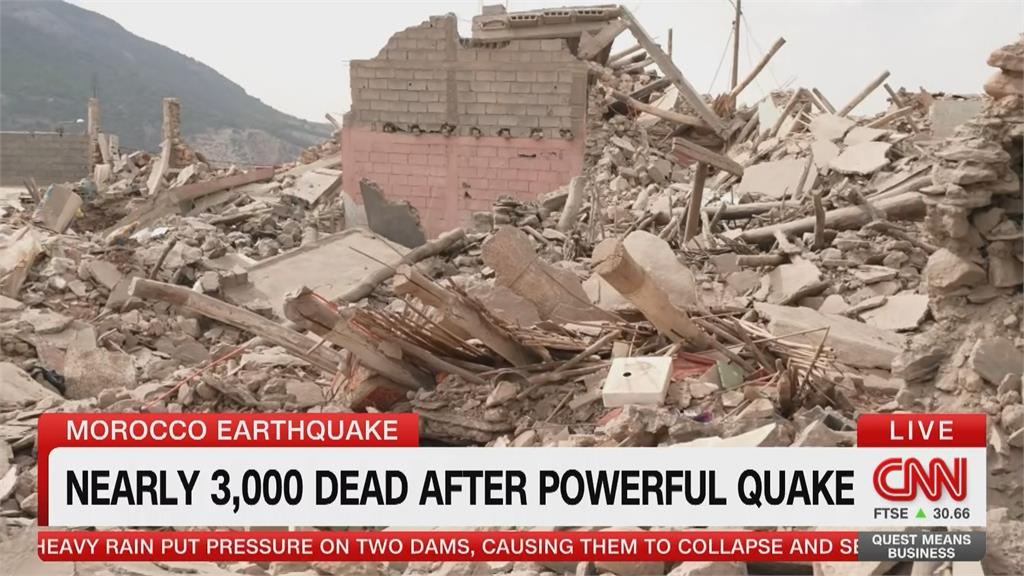 摩洛哥世紀強震「至少2900人罹難」　影響約10萬名兒童