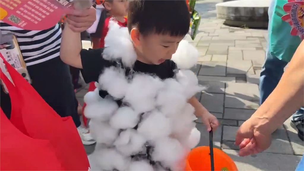 宜蘭萬聖節皮克敏派對　林國漳合體韓瑩和小朋友同歡