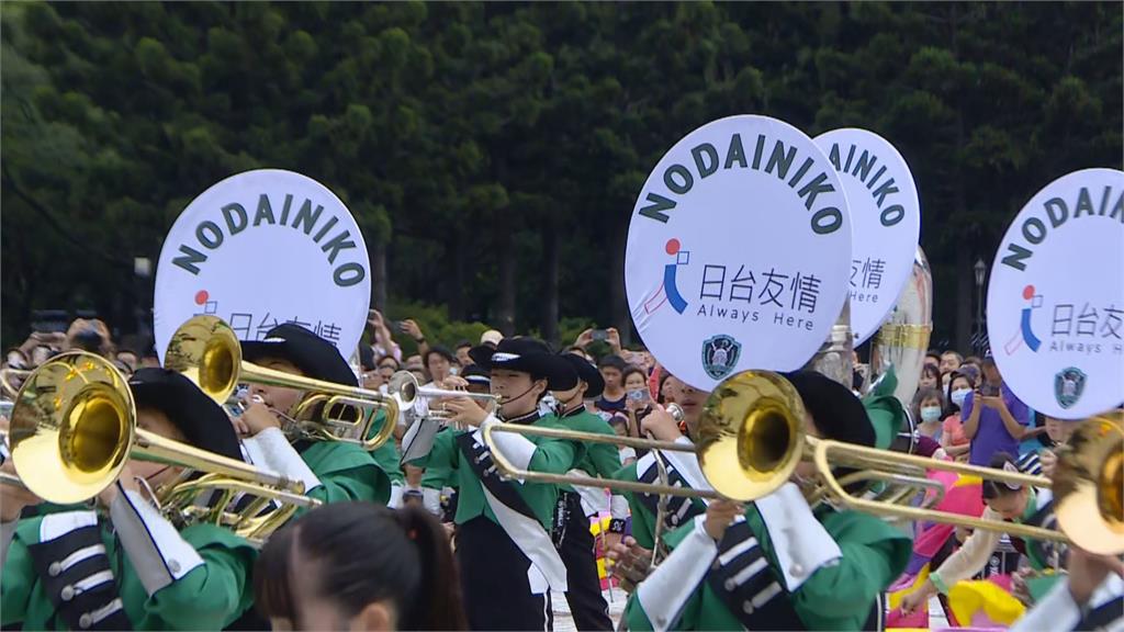 快新聞/台美日4校交流表演看這裡! 翡翠騎士中文喊:我們超喜歡台灣