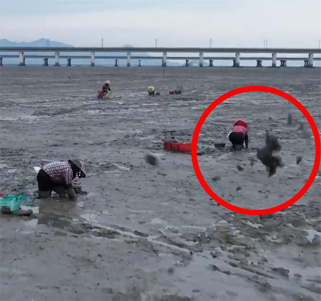 中國無人機慘遭漁民「丟泥巴擊落」 畫面流出小粉紅網友全看傻!