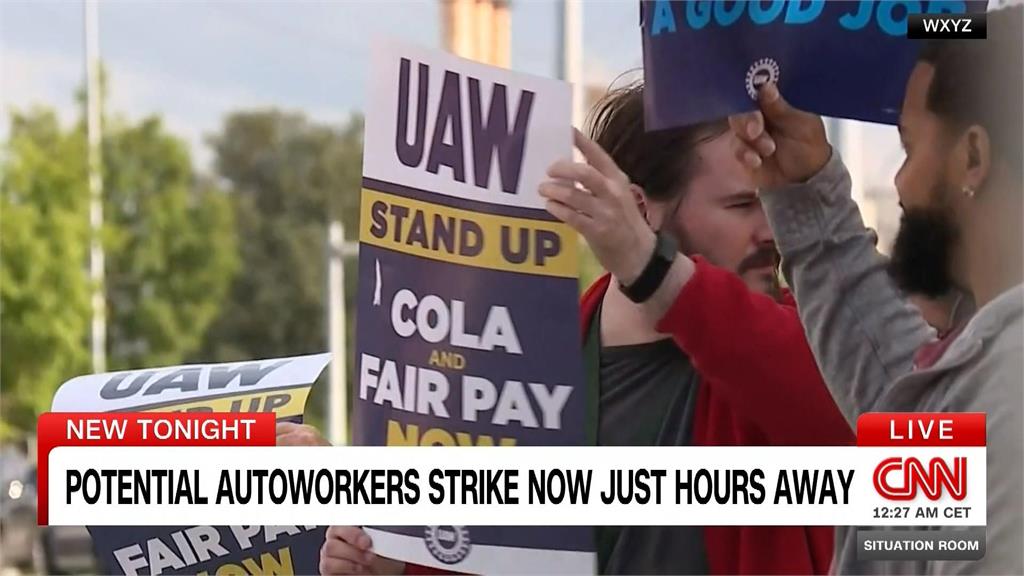 調薪20％還不夠！　全美汽車工會近15萬人醞釀罷工