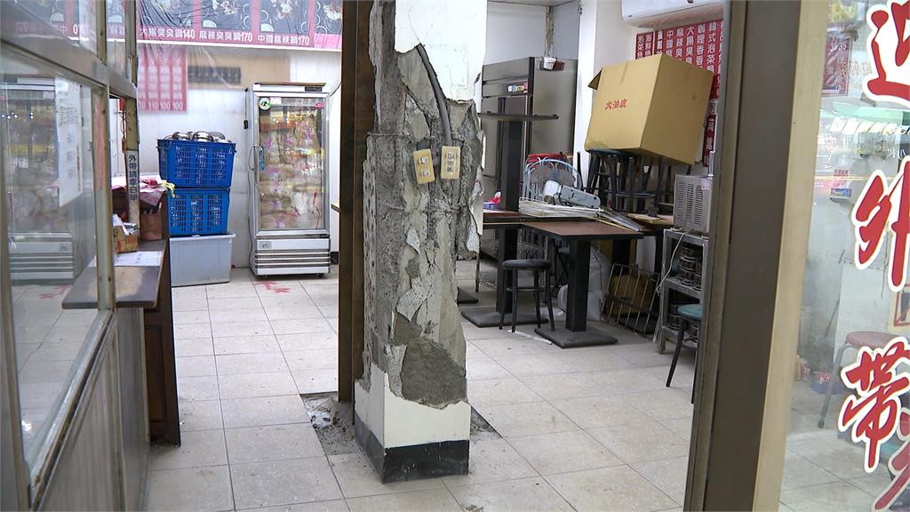 南機場老公寓「震」到爆柱 蔣萬安:加固補強後轉黃單開放返家