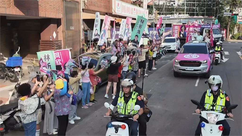 純派站出來！何欣純車掃受熱烈歡迎　受訪感動到結巴