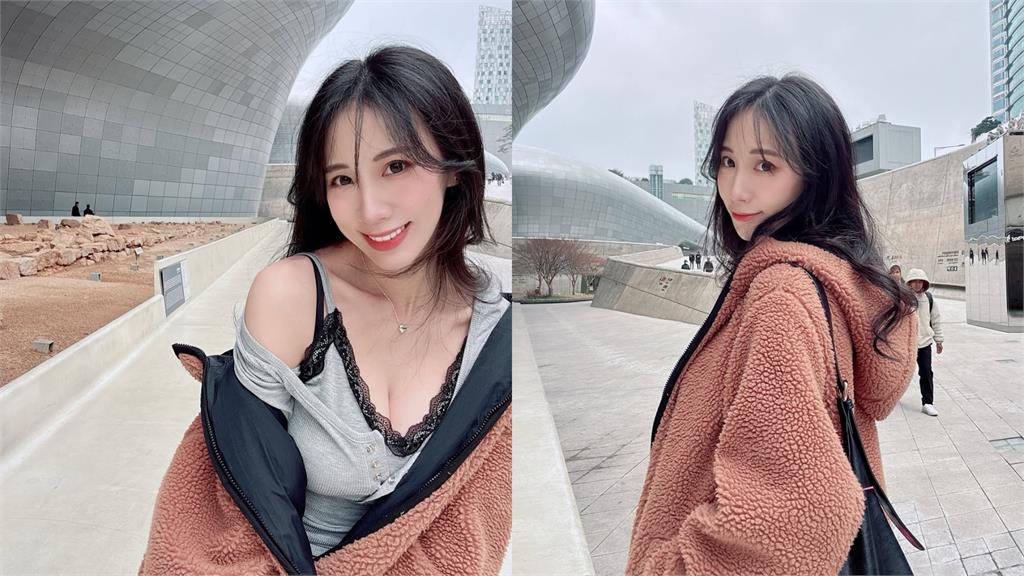 瑤瑤錄影曬火辣深V照!小可愛包不住「渾圓半球炸出」...上帝視角全網淪陷