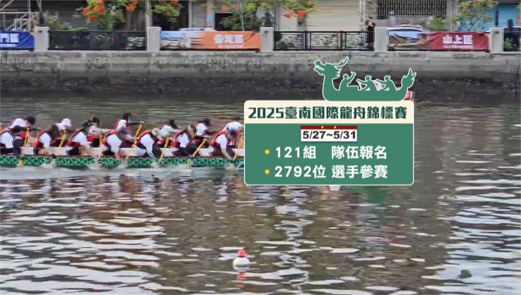 臺南國際龍舟錦標賽 黃偉哲參與祭江儀式祈求賽事平安
