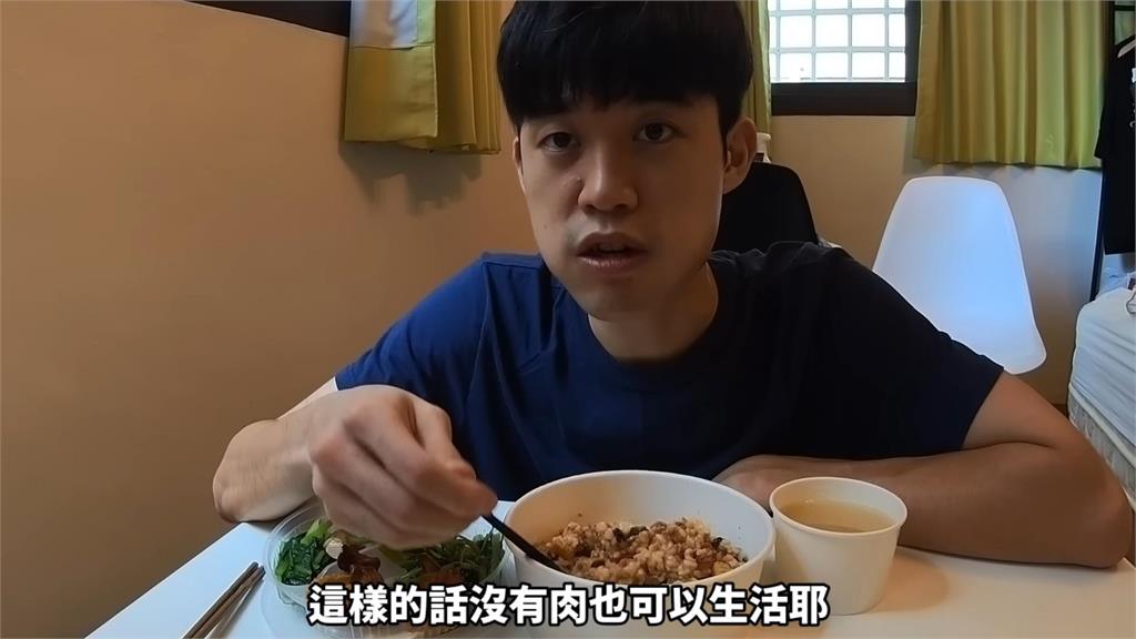 肉食歐巴初嚐「台灣素食」超驚豔　越吃越香樂讚：沒肉也OK