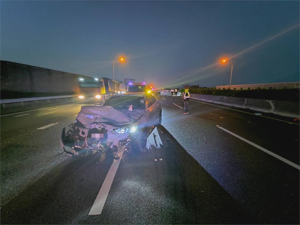 雲林國1斗南連環撞釀1死 台中駕駛撞路邊車肇逃