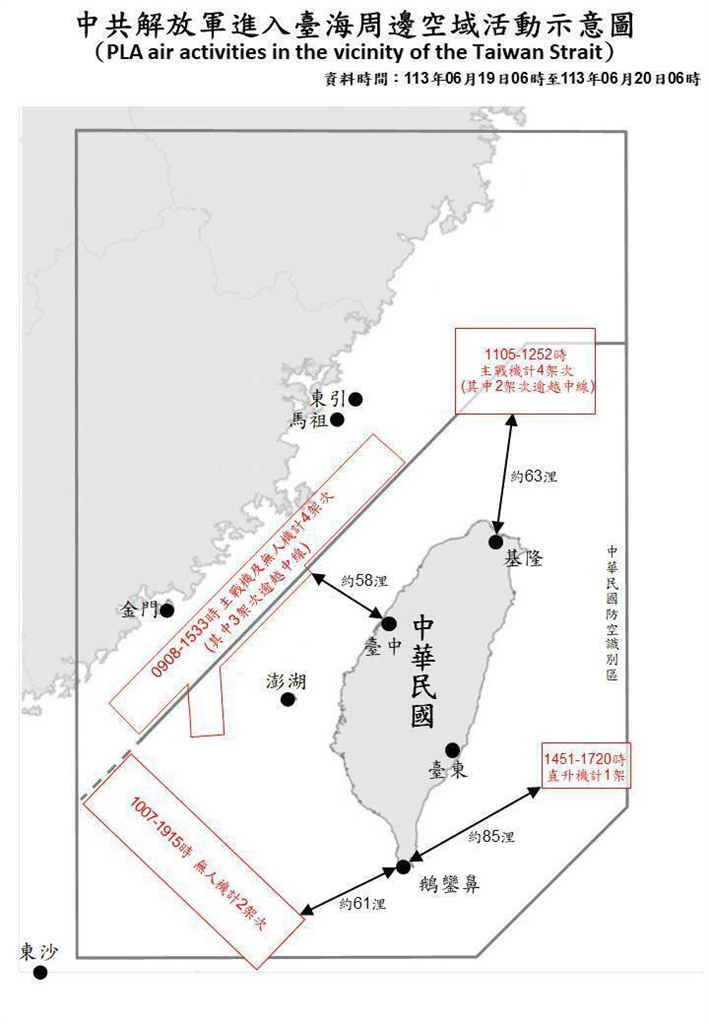 快新聞/美國務院才核准台軍購請求!19中國軍艦機又擾台 國軍防空飛彈系統監控