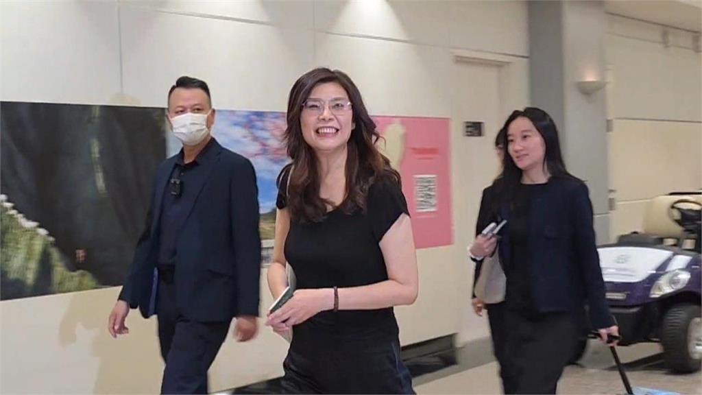 鄭麗文自稱見10名美國議員！遭記者追問「包括電梯偶遇那位？」當場尷尬結巴