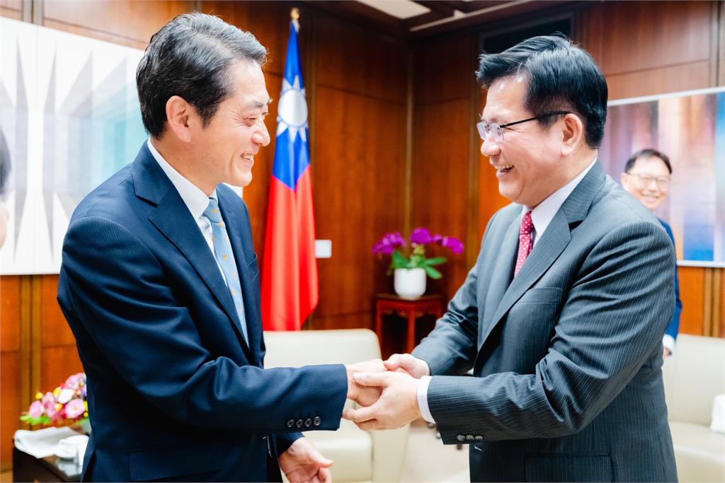 快新聞/再續台日情誼 林佳龍接見愛媛縣知事中村時廣