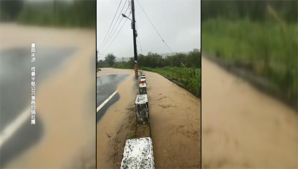 屏東豪雨狂炸！牡丹鄉199縣道土石流　居民：想停班課
