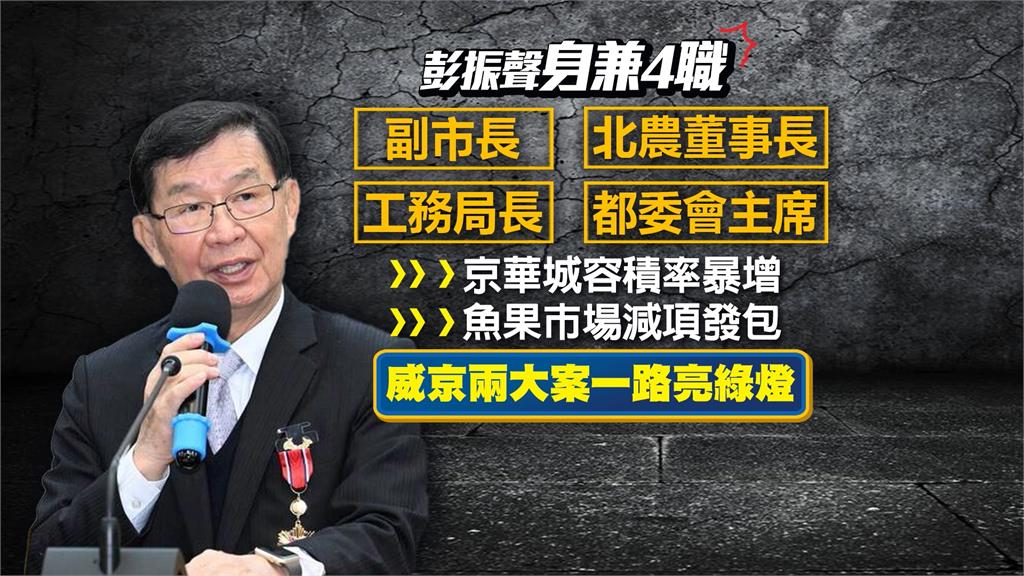 深獲柯信任　彭振聲副市長身兼4職　京華城.魚果市場　威京兩大案闖關？