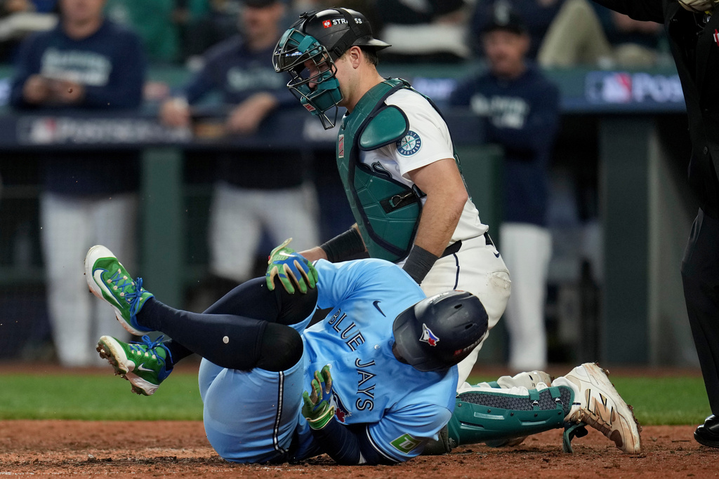 MLB(影)/能走路就要上場! 藍鳥「春天哥」上一戰受傷第6戰堅持要先發
