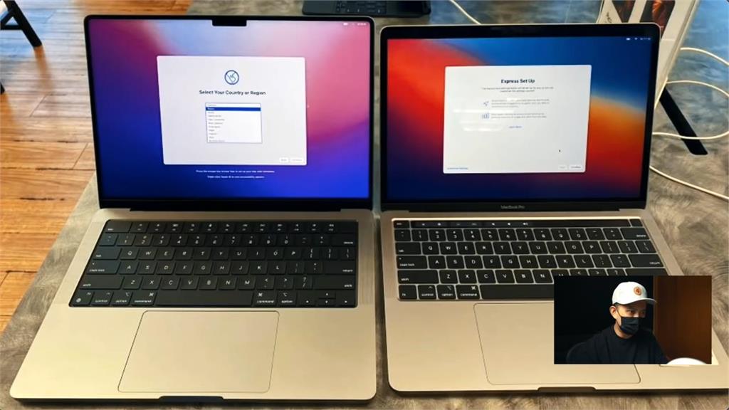 2021新MacBook pro開箱片流出！網淚：外觀回歸初代方正設計