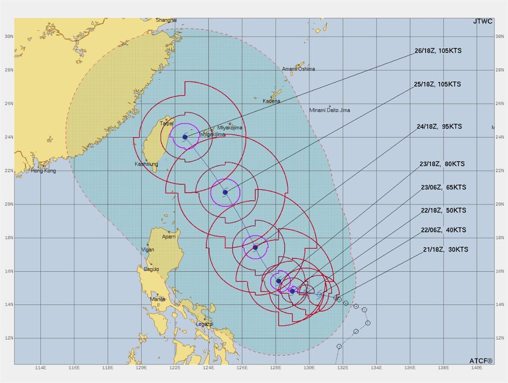 杜蘇芮颱風恐襲台？各國預測路徑出爐「這路線」可能性最大
