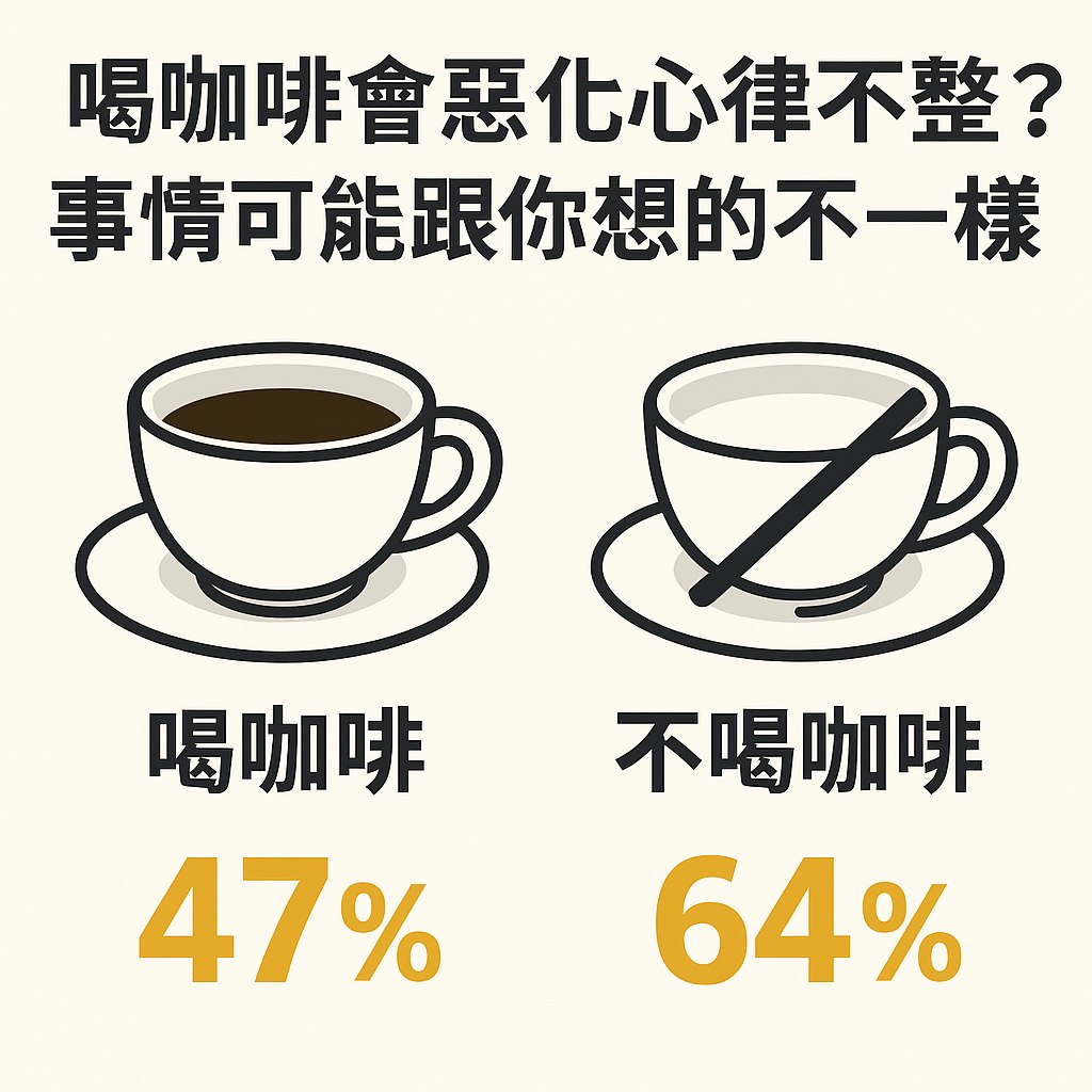 心律不整反要喝咖啡才不會復發？臨床試驗證實「3好處」穩定心律