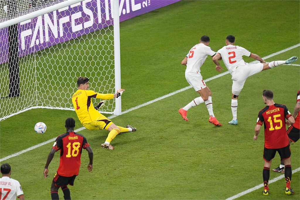 卡達世足／中斷比利時跨屆8連勝！摩洛哥2：0力退歐洲紅魔