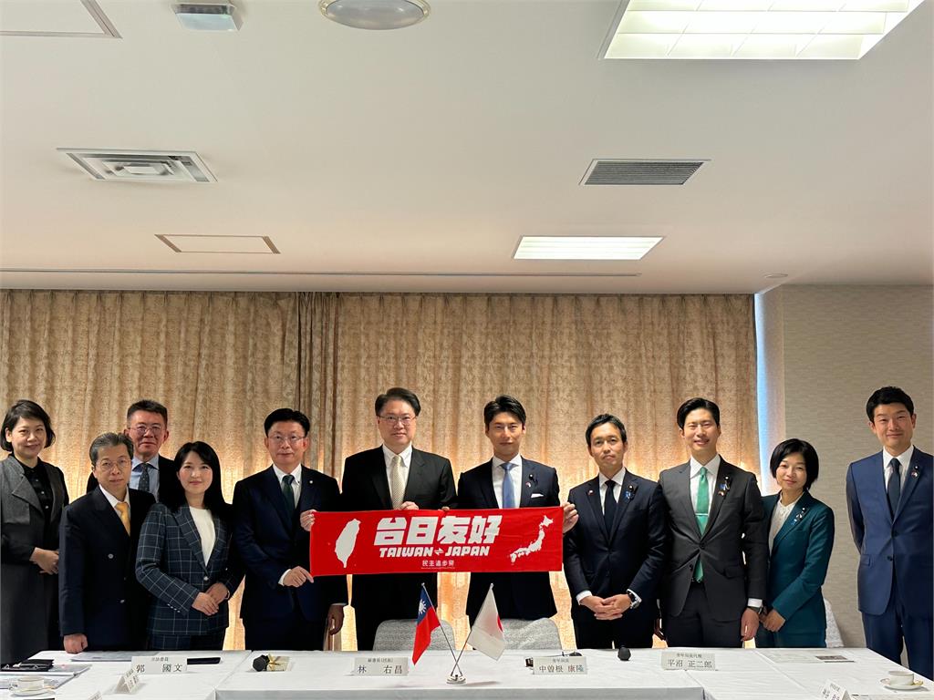 快新聞/睽違20年再訪自民黨本部 林右昌:盼建立兩黨定期交流機制