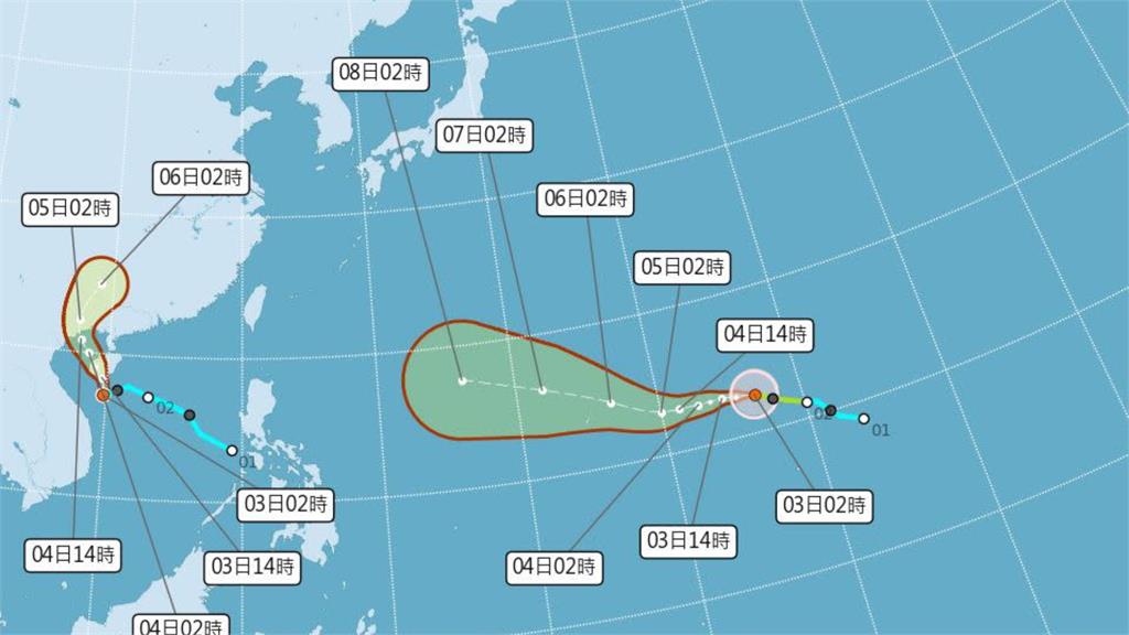 「風王」巴威不到24小時升中颱！林嘉愷曝「3模式」一致：下週五恐襲台