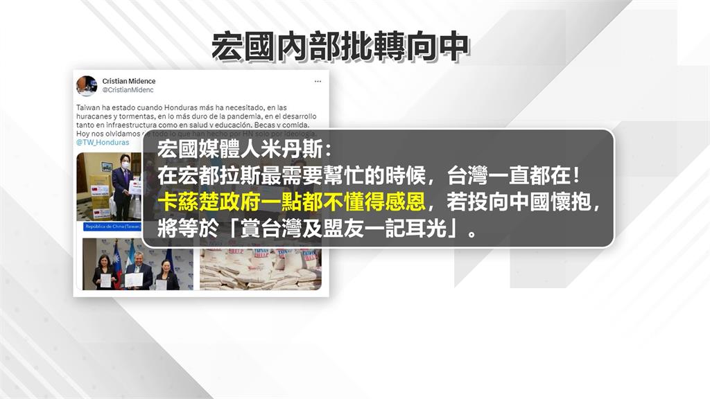 宏國總統放話「與中建交」 美國務院、議員出聲警告