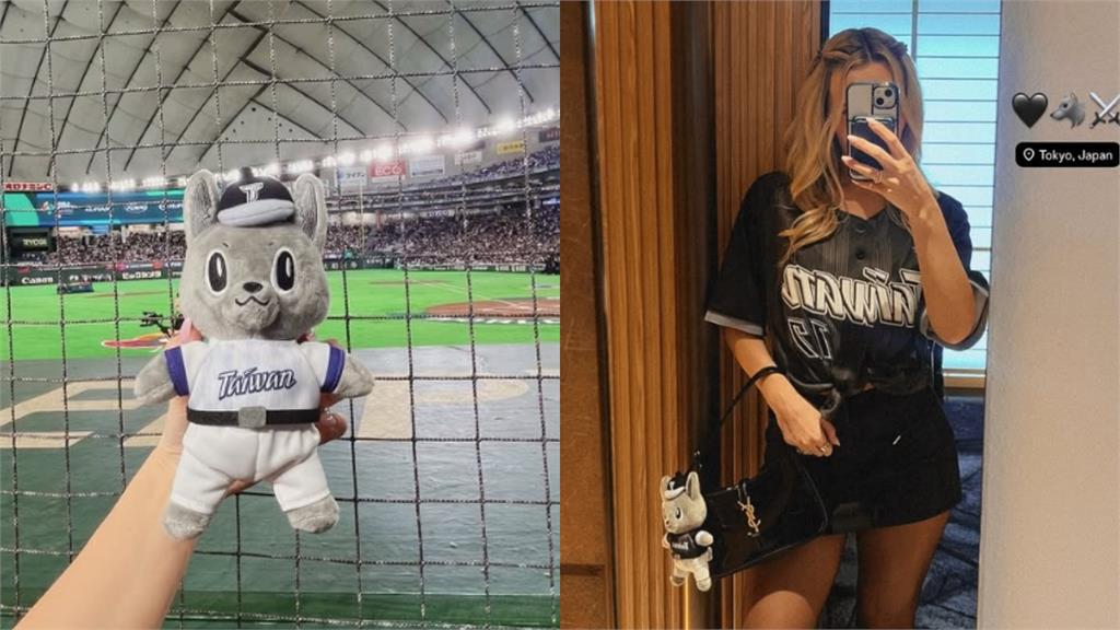 經典賽／費仔炸裂敲出滿貫砲！金髮辣妻場邊「穿台灣戰袍」辣腿現形　網暈：大嫂加持