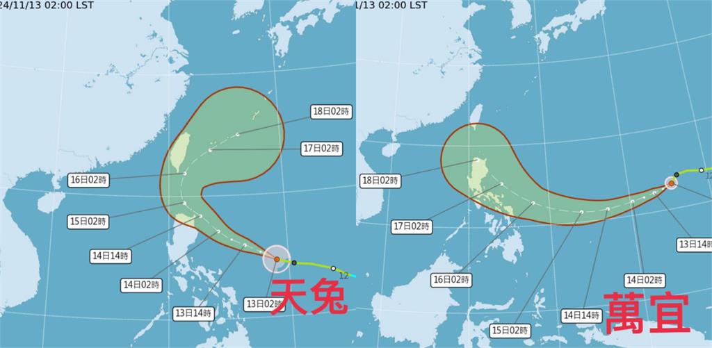 準備迎接烏薩奇?林嘉愷曝3颱影響「這1天」是關鍵…天兔恐生藤原效應!
